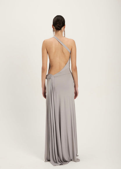 Gaia Gown in Silver Grey