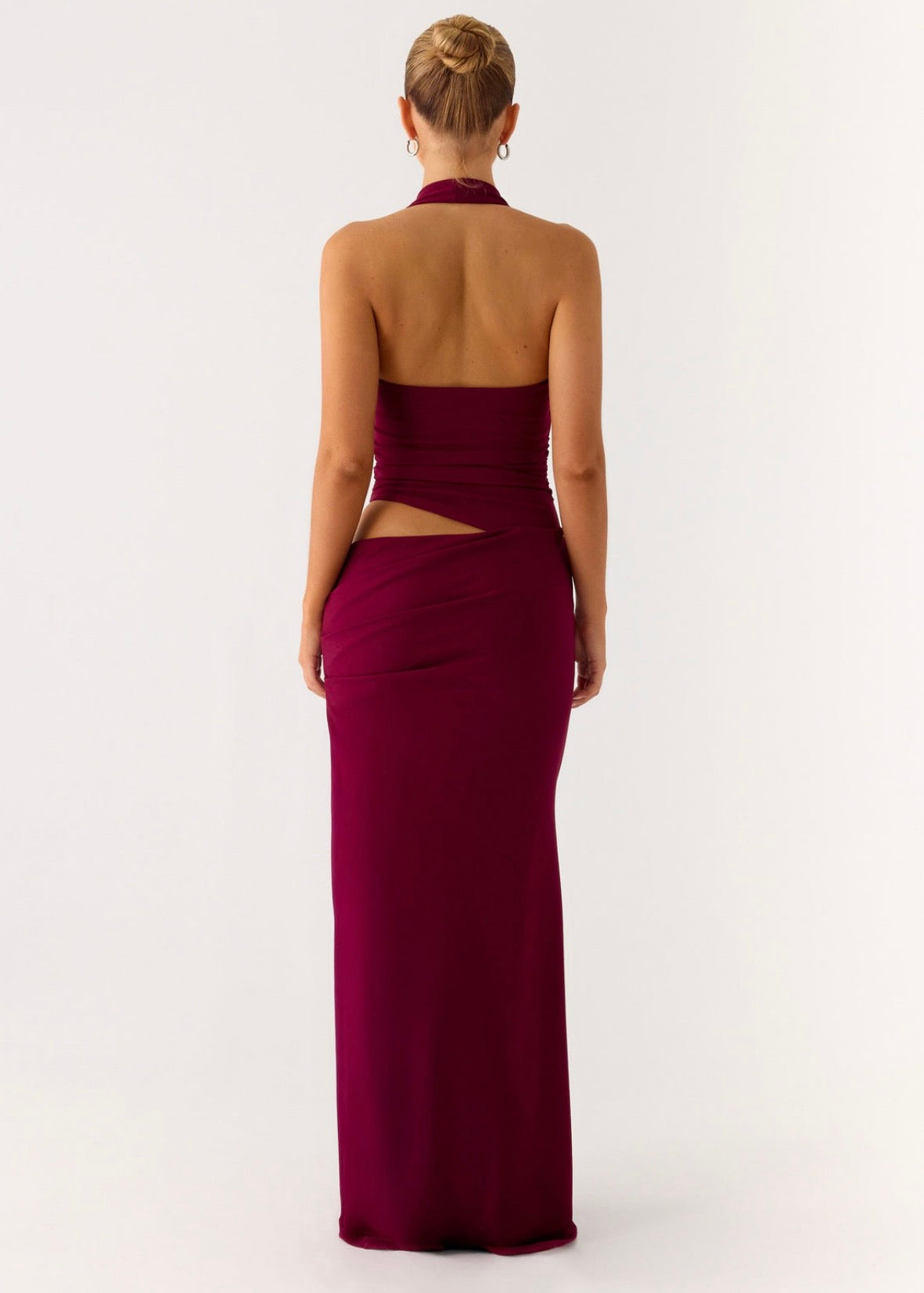 Almost Love Maxi Dress in Plum