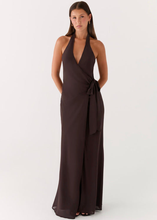 So Chic Maxi Dress in Cool Chocolate