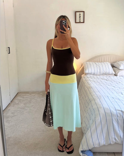 Lucy Midi Dress in Mirage