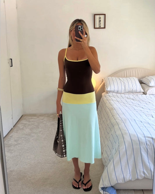 Lucy Midi Dress in Mirage