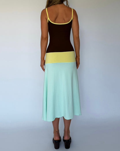 Lucy Midi Dress in Mirage