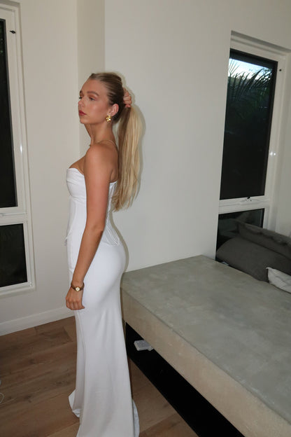 Louie Gown in Blanc