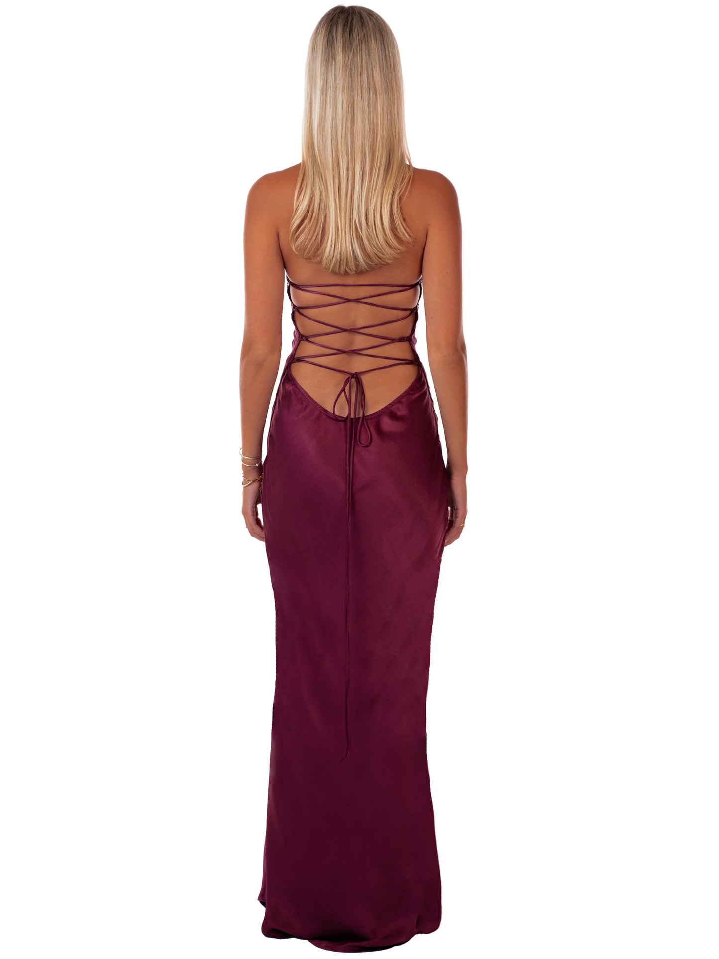 Jade Maxi Dress in Berry